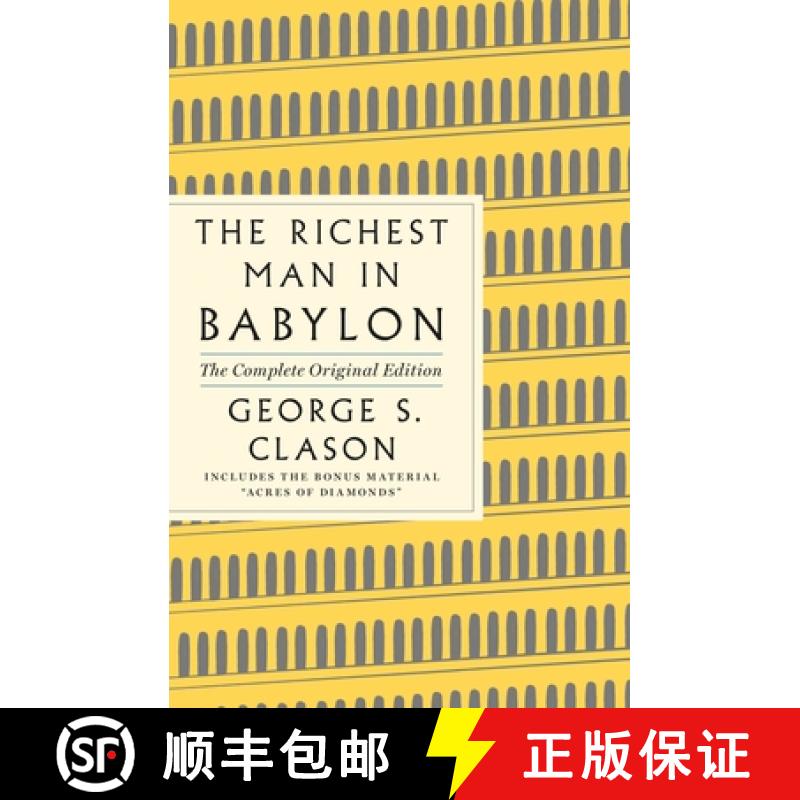 【3-4周达】The Richest Man in Babylon: The Complete Original Edition Plus Bonus Material: (A GPS Guid... [9781250803801]