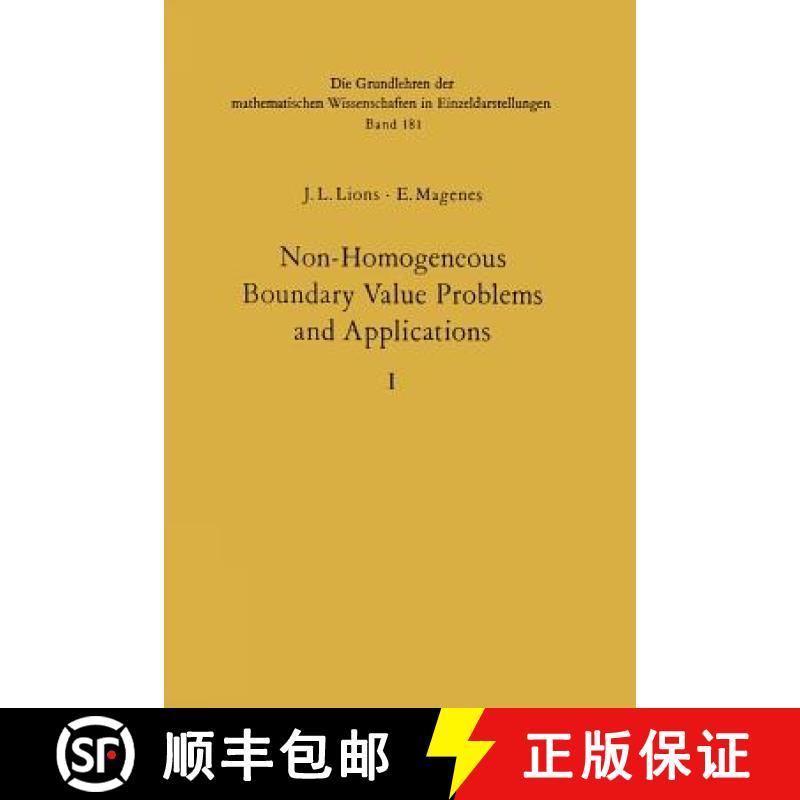 【4周达】Non-Homogeneous Boundary Value Problems and Applications: Vol. 1 [9783642651632]