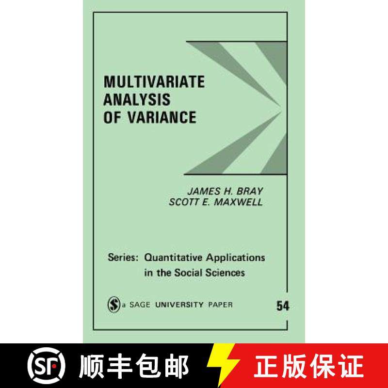 【3-4周达】Multivariate Analysis of Variance [9780803923102]