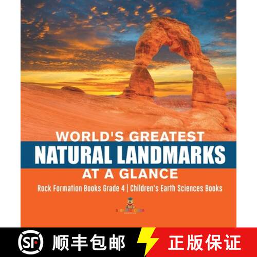 【3-4周达】精装 World's Greatest Natural Landmarks at a Glance | Rock Formation Books Grade 4 | Child... [9781541977013]