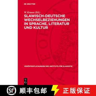 Literatur Deutsche 9783112720400 Kultur Und Sprache Wechselbeziehungen Slawisch 预订