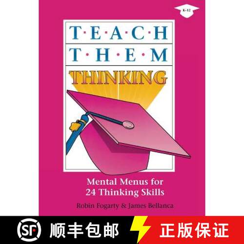 【3-4周达】Teach Them Thinking: Mental Menus for 24 Thinking Skills (1) [9780932935038]