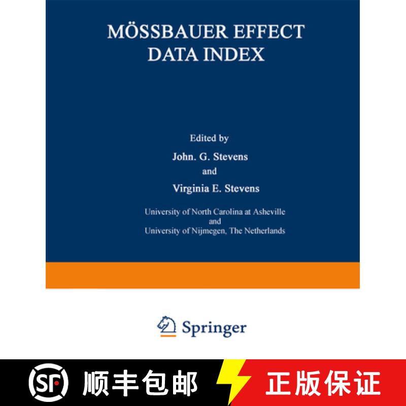 【3-4周达】Moessbauer Effect Data Index: Covering the 1976 Literature [9781475759051]