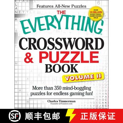 【3-4周达】The Everything Crossword and Puzzle Book Volume II: More than 350 mind-boggling puzzles fo... [9781605500478]