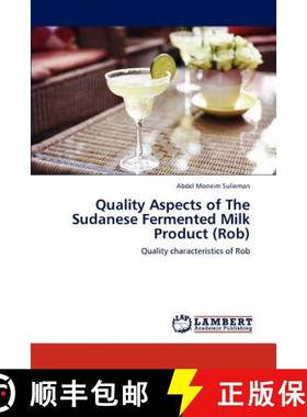 预订 Quality Aspects of The Sudanese  Fermented Milk Product  (Rob) [9783843354424]