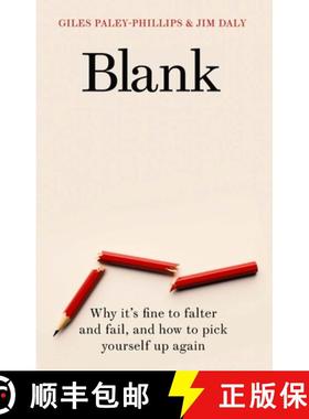 【3-4周达】Blank: Why It's Fine to Falter and Fail, and How to Pick Yourself Up Again [9781787136168]