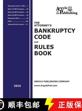 预订 The Attorney's Bankruptcy Code and Rules Book [9781880730478]