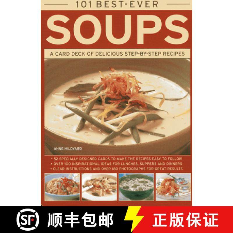 【3-4周达】101 Best-Ever Soups: A Card Deck of Delicious Step-by-Step Recipes (in a Tin) [9780754825425]