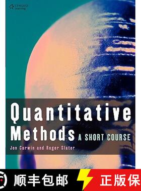 【3-4周达】Quantitative Methods: A Short Course. Jon Curwin and Roger Slater [9781844809059]