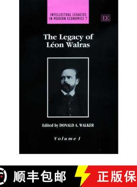 【3-4周达】The Legacy of Léon Walras [9781840643077]