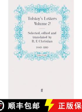 预订 Tolstoy's Letters Volume 2 1880-1910 [9780571269884]