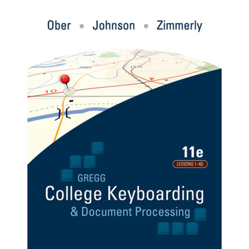 【4周达】Gregg College Keyboarding& Document Processing(GDP); Lessons 1-60 text:- Gregg College Ke...[9780077319366]