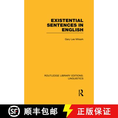 【3-4周达】精装 Existential Sentences in English (RLE Linguistics D: English Linguistics) [9780415725651]
