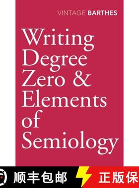【3-4周达】Writing Degree Zero & Elements of Semiology [9780099528326]