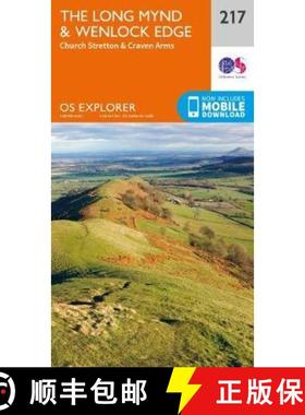 【3-4周达】Long Mynd & Wenlock Edge: Church Stretton & Craven Arms [9780319263556]
