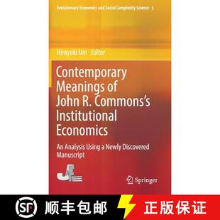 Commons Analysis Institutional Meanings John 9789811032011 N... Contemporary Economics Using 4周达