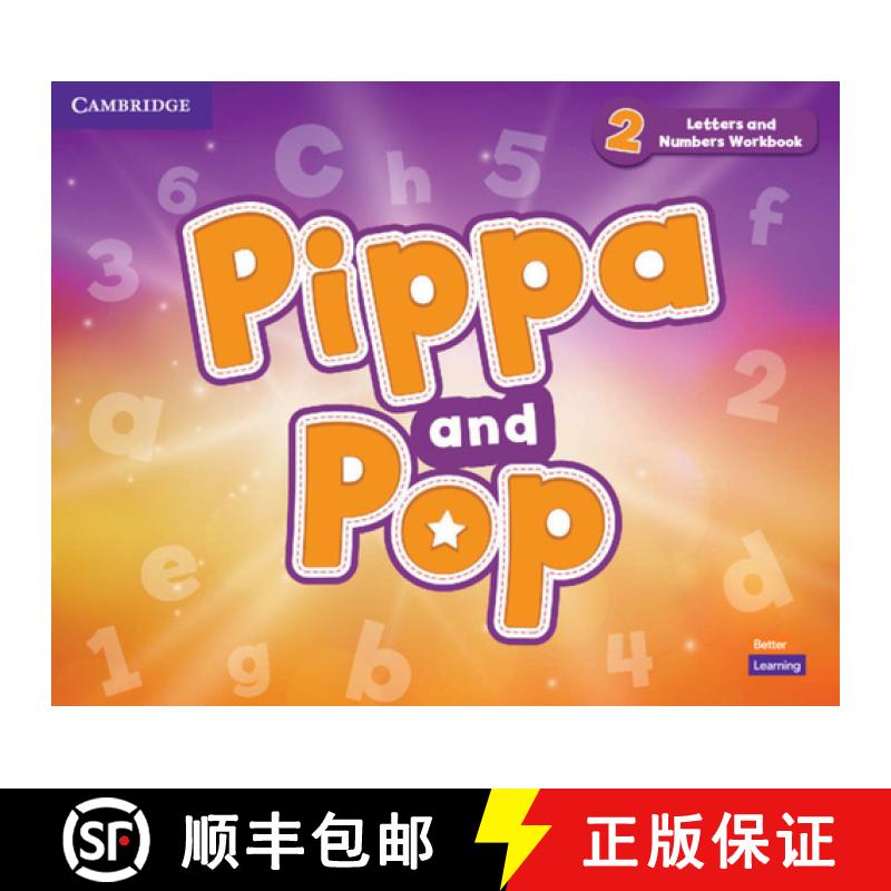 【3-4周达】Pippa and Pop Level 2 Letters and Numbers Workbook British English [9781108928472]