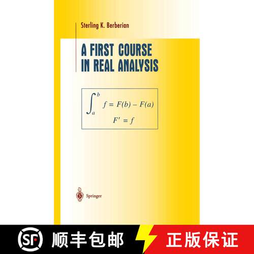 【3-4周达】精装 A First Course in Real Analysis [9780387942179]