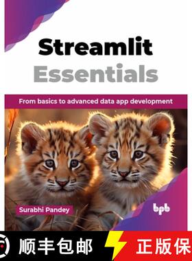 【3-4周达】Streamlit Essentials: From basics to advanced data app development (English Edition) [9789365890822]