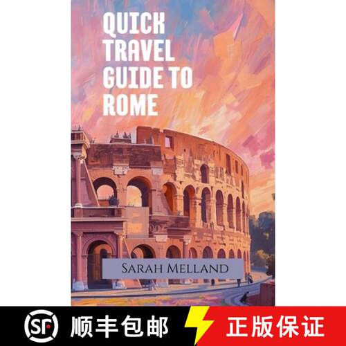 【3-4周达】Quick Travel Guide to Rome: The Icon Series [9781969137105]