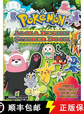 【3-4周达】Pokémon Alola Region Sticker Book [9781604381962]