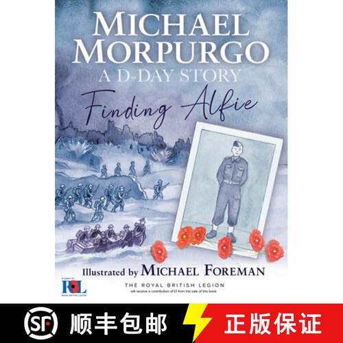 【3-4周达】精装 Finding Alfie: A D-Day Story [9780702325205]