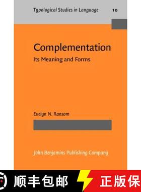 【3-4周达】Complementation: Its Meaning and Forms [9789027228802]
