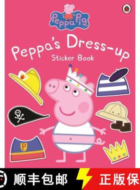 【3-4周达】Peppa Pig: Peppa Dress-Up Sticker Book [9780723297185]