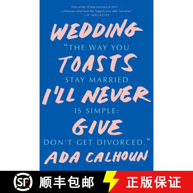 【4周达】Wedding Toasts I'll Never Give [9780393356007]
