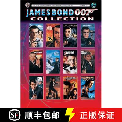 【3-4周达】James Bond 007 Collection for Strings: Violin with Piano Acc. [With CD (Audio)] [9780757922930]