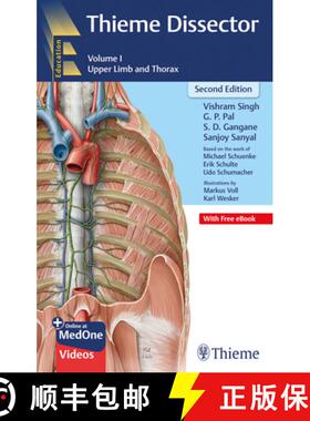 【3-4周达】Thieme Dissector Volume 1: Upper Limb and Thorax [9789392819094]