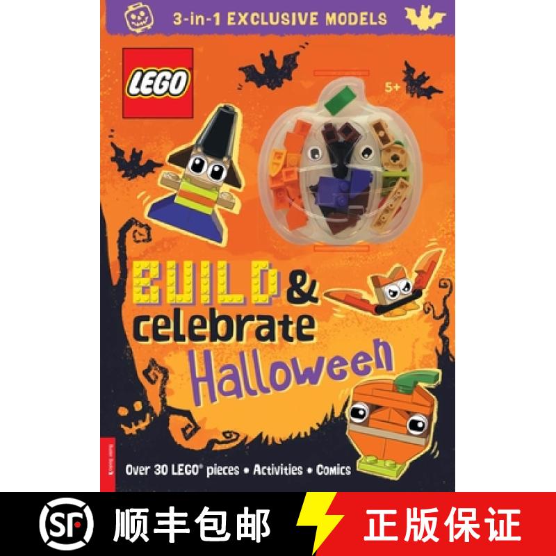 【2-3周达】LEGO® Books: Build & Celebrate Halloween (includes over 30 pieces) [9781837250486]