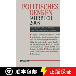 Politisches 4周达 Denken Jahrbuch 9783476019295 2003