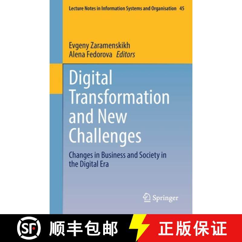 【3-4周达】Digital Transformation and New Challenges : Changes in Business and Society in the Digital... [9783030713966]