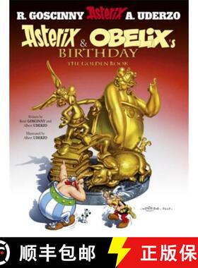 【3-4周达】Asterix: Asterix and Obelix's Birthday: The Golden Book, Album 34 [9781444000276]