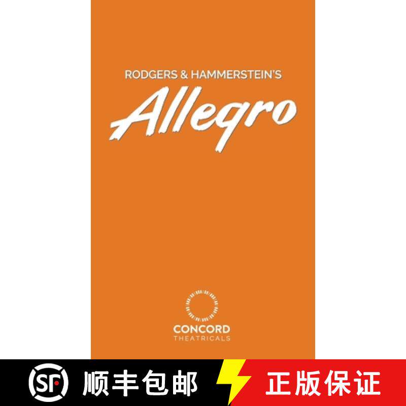 【3-4周达】Rodgers & Hammerstein's Allegro [9780573709265]