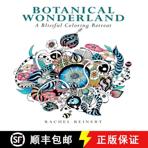 【3-4周达】Botanical Wonderland: A Blissful Coloring Retreat - Calming Coloring Book of Cactus, Succu... [9781942021964]