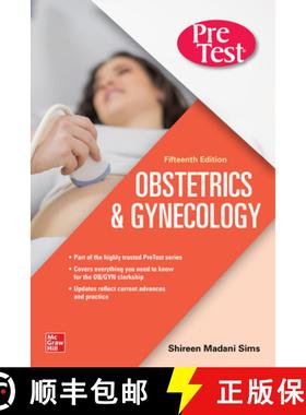 【3-4周达】Pretest Obstetrics & Gynecology, Fifteenth Edition [9781260468427]