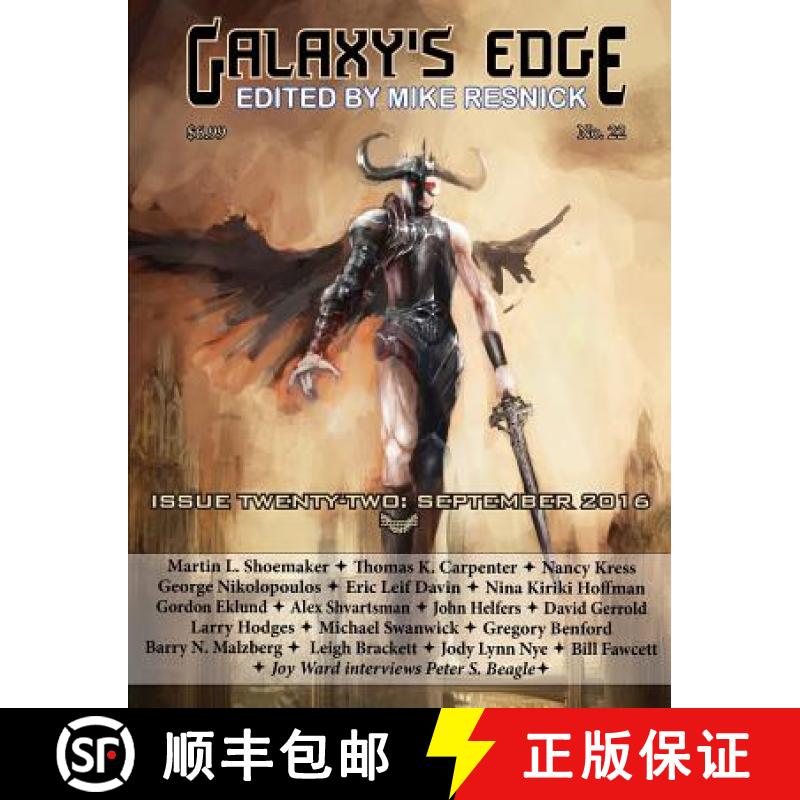 【2-3周达】Galaxy's Edge Magazine: Issue 22, September 2016 [9781612423241]