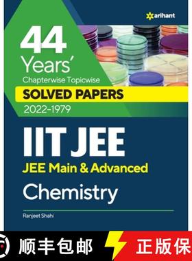 【3-4周达】44 Years  Chapterwise Topicwise Solved Papers (2022-1979) IIT JEE Chemistry [9789327194616]
