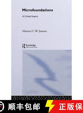 【3-4周达】Microfoundations : A Critical Inquiry [9780415086318]