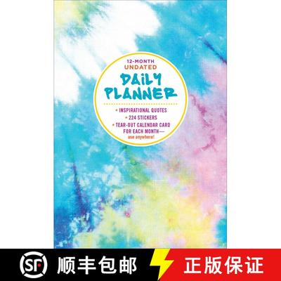 【3-4周达】12-Month Undated Daily Planner [9781645177227]