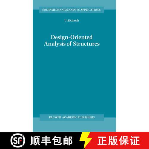 【3-4周达】精装 Design-Oriented Analysis of Structures : A Unified Approach [9781402004438]