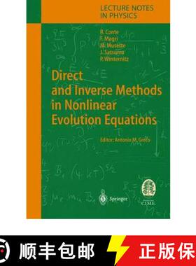 【3-4周达】Direct and Inverse Methods in Nonlinear Evolution Equations: Lectures Given at the C.I.M.E... [9783642057533]