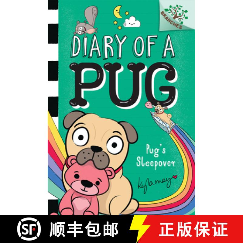 预订 Pug's Sleepover: A Branches Book (Diary of a Pug #6) (Library Edition) [9781338713480]