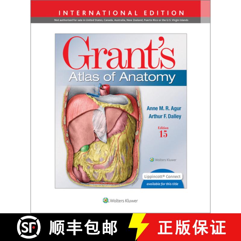 【3-4周达】Grant's Atlas of Anatomy [9781975210335]