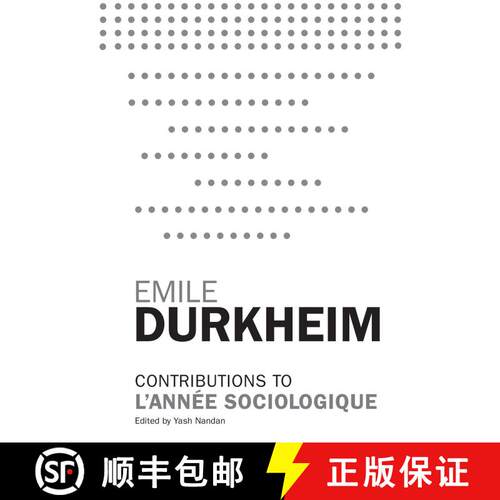 【3-4周达】Emile Durkheim: Contributions to L'Annee Sociologique [9780684863900]