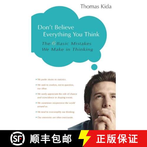 【3-4周达】认知陷阱 Don't Believe Everything You Think : The 6 Basic Mistakes We Make in Thinking [9781591024088]