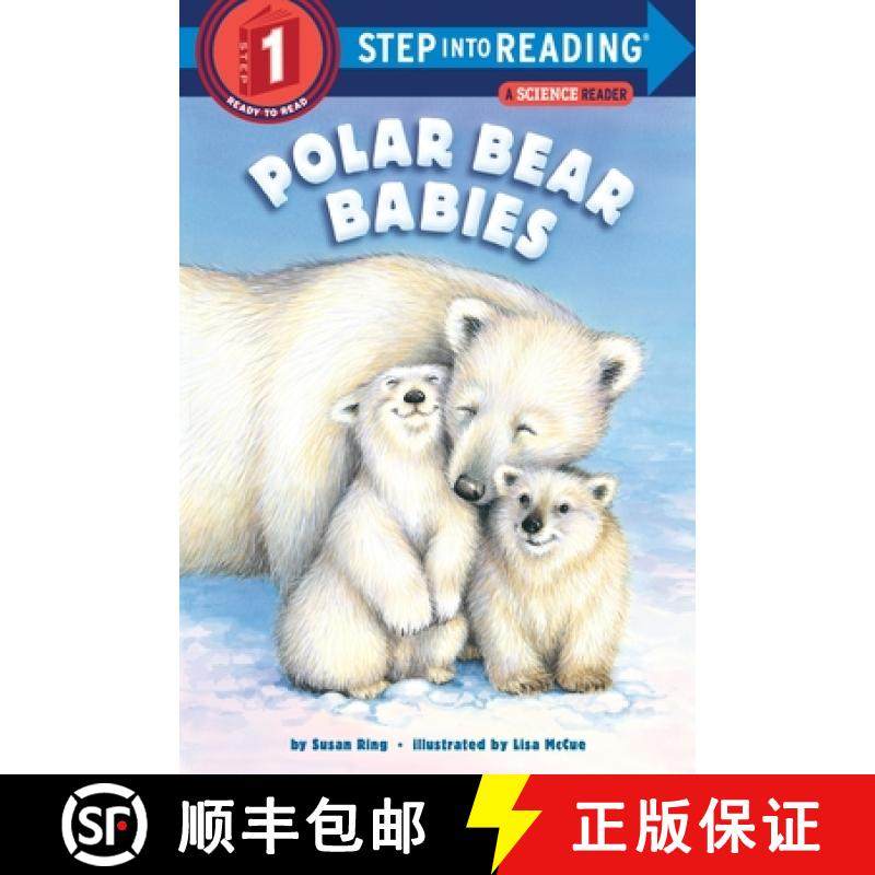 【3-4周达】Polar Bear Babies Step Into Reading Lvl 1 [9780399549540]