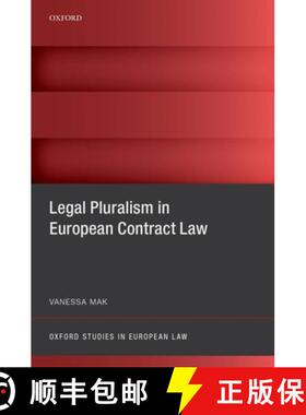 【3-4周达】Legal Pluralism in European Contract Law [9780198854487]